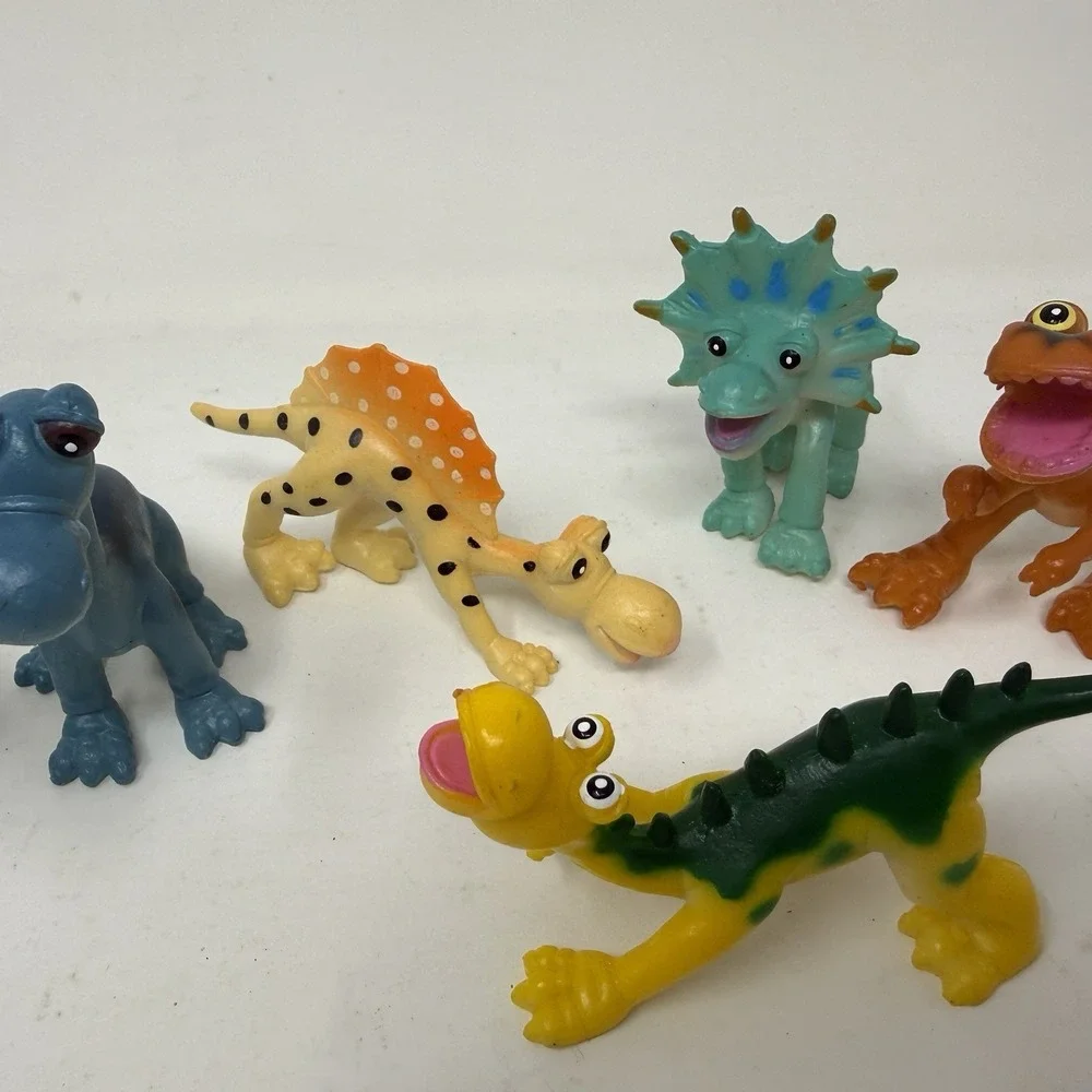 Lot of 6 Gosnell: Funny Animal Dinosaur Figures - T- Rex and More.